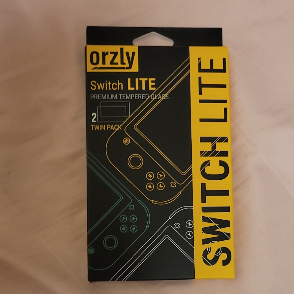 Switch Lite Tempered Glass Screen Protector - Twin Pack